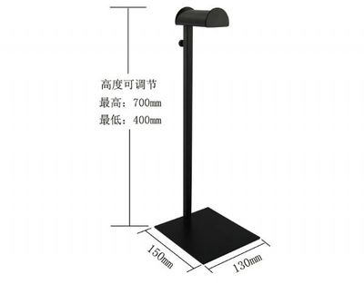 鑫宗师 不锈钢黑色烤漆挂包架 手袋展示架 皮具陈列道具 挂包包架