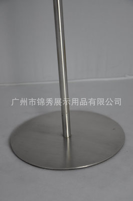 【专业出售 高档不锈钢拉丝纹挂包架展示yb206】价格,厂家,图片,服装展示道具,广州市锦秀展示用品-
