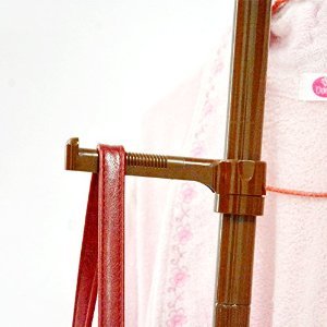 居美馨室内单杆支撑式衣帽架 不锈钢挂包架子 顶天立地式602B-6 【居美馨】 价格 报价 图片