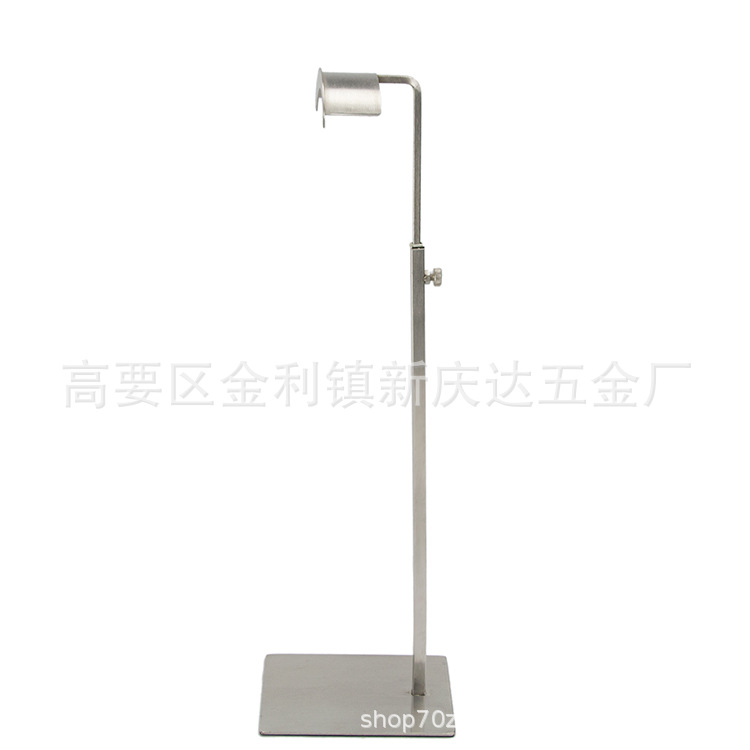 不锈钢砂光镜面挂包架 弧形设计与服装道具的完美融合